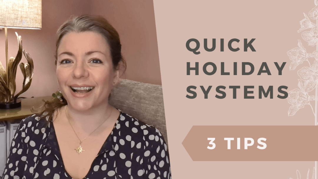 Get Holiday Ready: Part 2, 3 Simple Tasks to Take Time Off